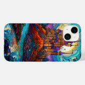 可愛らしいステンドマジカルな城 Case-Mate iPhoneケース (裏面 (横))