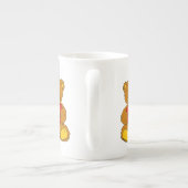 可愛らしいテディ ボーンチャイナマグカップ (裏面)