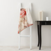 可愛らしいピンクのチーククリーム ローズ フローラル シェルパブランケット (インサイチュ)