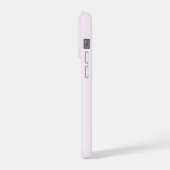 可愛らしいピンクの人魚 iPhoneケース (左側面)