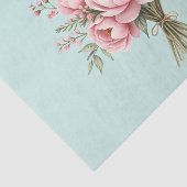 可愛らしいピンクの芍薬の花束 薄葉紙 (詳細)