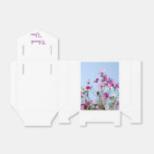 可愛らしいピンクの草原の花 ありがとう フェイバーボックス (折り畳みなし)