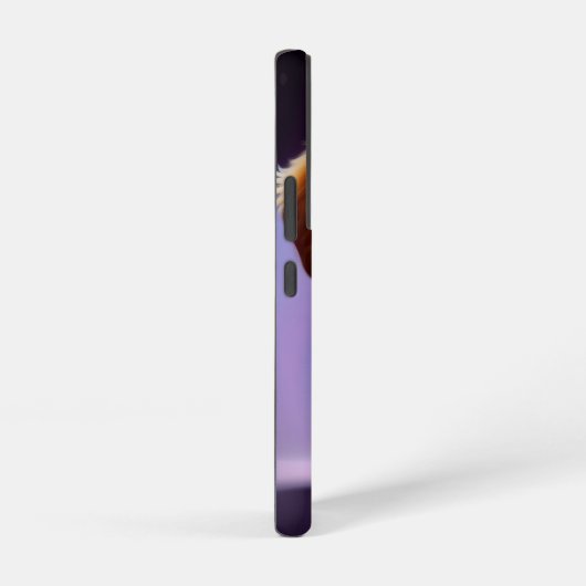 可愛らしいフワフワの子犬w可愛いブルーボウタイ samsung galaxyケース (右側面)