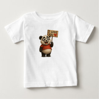 可愛らしいベアトリオキッズTシャツ – パンダ、ポーラベア ベビーTシャツ