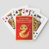 可愛らしいベビー中国のスネーク新年 トランプ (裏面)