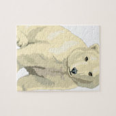 可愛らしいホッキョクグマ ジグソーパズル (横)