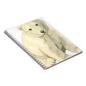 可愛らしいホッキョクグマ ノートブック (右側)