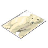 可愛らしいホッキョクグマ ノートブック (左側)