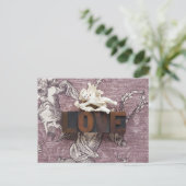 可愛らしいラブワードのはがき ポストカード (スタンド正面)