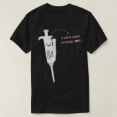 可愛らしい先端実験室を持つ可愛いマイクロピペットのI Tシャツ (デザイン正面)