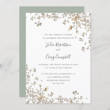 可愛らしい小さな葉緑のお洒落結婚