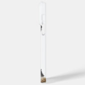 可愛らしい水の色のシュナウザー犬の緑の服 Case-Mate iPhoneケース (裏面 / 左)