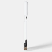 可愛らしい水の色のシュナウザー犬の緑の服 Case-Mate iPhoneケース (裏面 / 右)