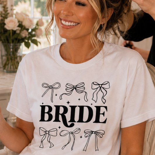 可愛らしい結婚式の日に。ブライダルシャワー。披露宴 トライブレンドＴシャツ