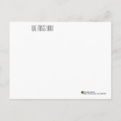 可愛らしい黒いグレーのタビー恋しく思キャット ポストカード (裏面)