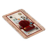 可愛らしい3D宇宙たくさんの食べ物 マグネット (右側)