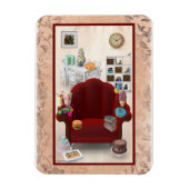 可愛らしい3D宇宙たくさんの食べ物 マグネット (縦)