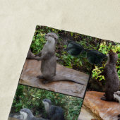 **「可愛らしい：カワウソの写真集 ビーチタオル (インサイチュ)