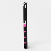 可愛らしく優雅なピンクの水玉模様 Case-Mate iPhoneケース (裏面/左)