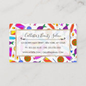 可愛アートいカラフルハロウィーンキャンディウォーター色 ロイヤリティカード (裏面)