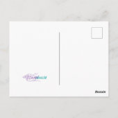 可愛イタリアンいグレイハウンドカラフルアポップ・アートのート ポストカード (裏面)