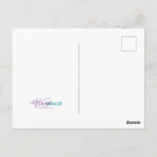 可愛イタリアンいグレイハウンドカラフルアポップ・アートのート ポストカード (裏面)