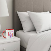 可愛エレガントいカラフル"LOVE"タイポグラフィ マグカップ