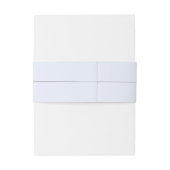 可愛エレガントいシンプルダスティブルー結婚ズ 招待状ベリーバンド (裏面例)