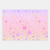 可愛エレガントいホログラフィッククリスマスパターン ラッピングペーパーシート (正面3)