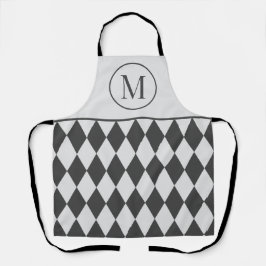 可愛エレガントいモダン柄 エプロン