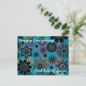 可愛エレガントい坊保フローラ曼荼羅模様かわいらし シーズンポストカード (スタンド正面)