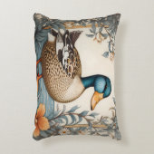 可愛エレガントい太いアヒルヴィンテージフローラ アクセントクッション (正面(垂直))