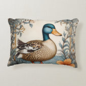 可愛エレガントい太いアヒルヴィンテージフローラ アクセントクッション (裏面)