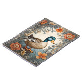 可愛エレガントい太いアヒルヴィンテージフローラ ノートブック (左側)