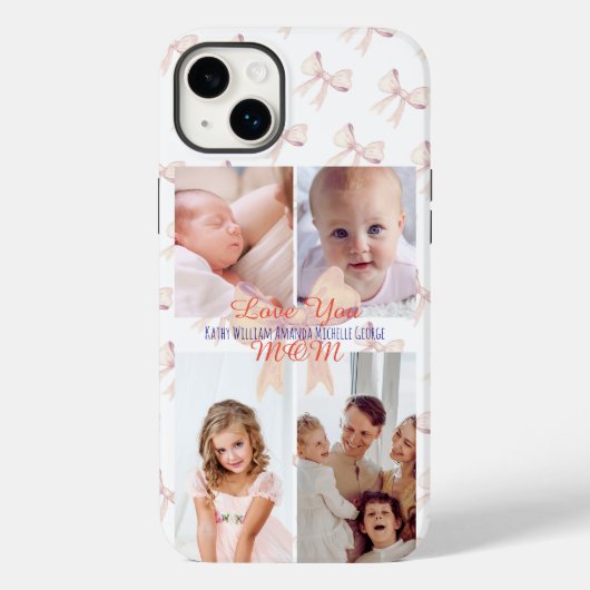 可愛エレガントい形見がお母さん愛する日 Case-Mate iPhoneケース (裏面)