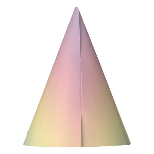 可愛エレガントい最初の誕生日金ゴールドグリッターユニコーン パーティーハット (裏面)