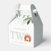 可愛エレガントい獅子葉二バースデーパーティー フェイバーボックス (裏面サイド)