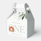 可愛エレガントい獅子葉1位誕生日パーティー フェイバーボックス (裏面サイド)