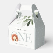 可愛エレガントい獅子葉1位誕生日パーティー フェイバーボックス (正面サイド)