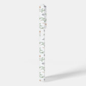 可愛エレガントい白い葉離れの真珠のカスタム Case-Mate iPhoneケース (裏面 / 右)