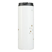 可愛エレガントい赤面ベアバルーンモノグラガーリーム タンブラー (裏面)