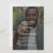 可愛カジュアルい写結婚真 招待状 (正面)