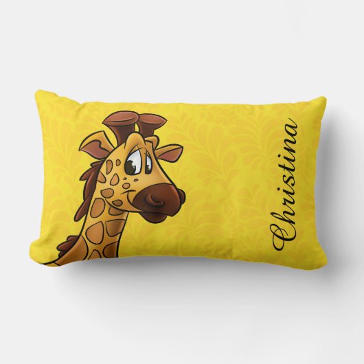 可愛カスタマイズい子ども枕 ランバークッション (正面)