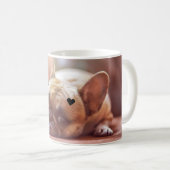 可愛カスタマイズい犬 コーヒーマグカップ (正面右)