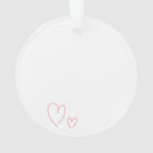 可愛カスタムいクリスマス オーナメント (裏面)