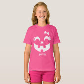 可愛カスタムいジャッキO'ランタンハロウィンシャツ Tシャツ (正面フル)