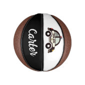 可愛カスタムいパトカープリントのキッズバスケットボール ミニバスケットボール (縦)