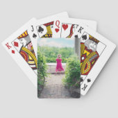 可愛カスタムいパーソナライズされた写真テンプレート トランプ (裏面)