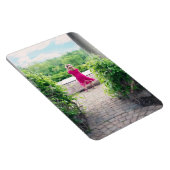 可愛カスタムいパーソナライズされた写真テンプレート マグネット (右側)