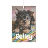 可愛カスタムいペットの写真 カーエアーフレッシュナー (正面)